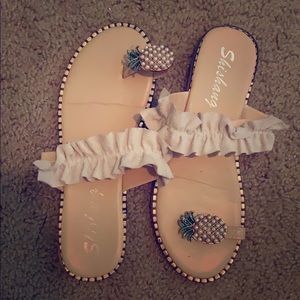 Pineapple sandals